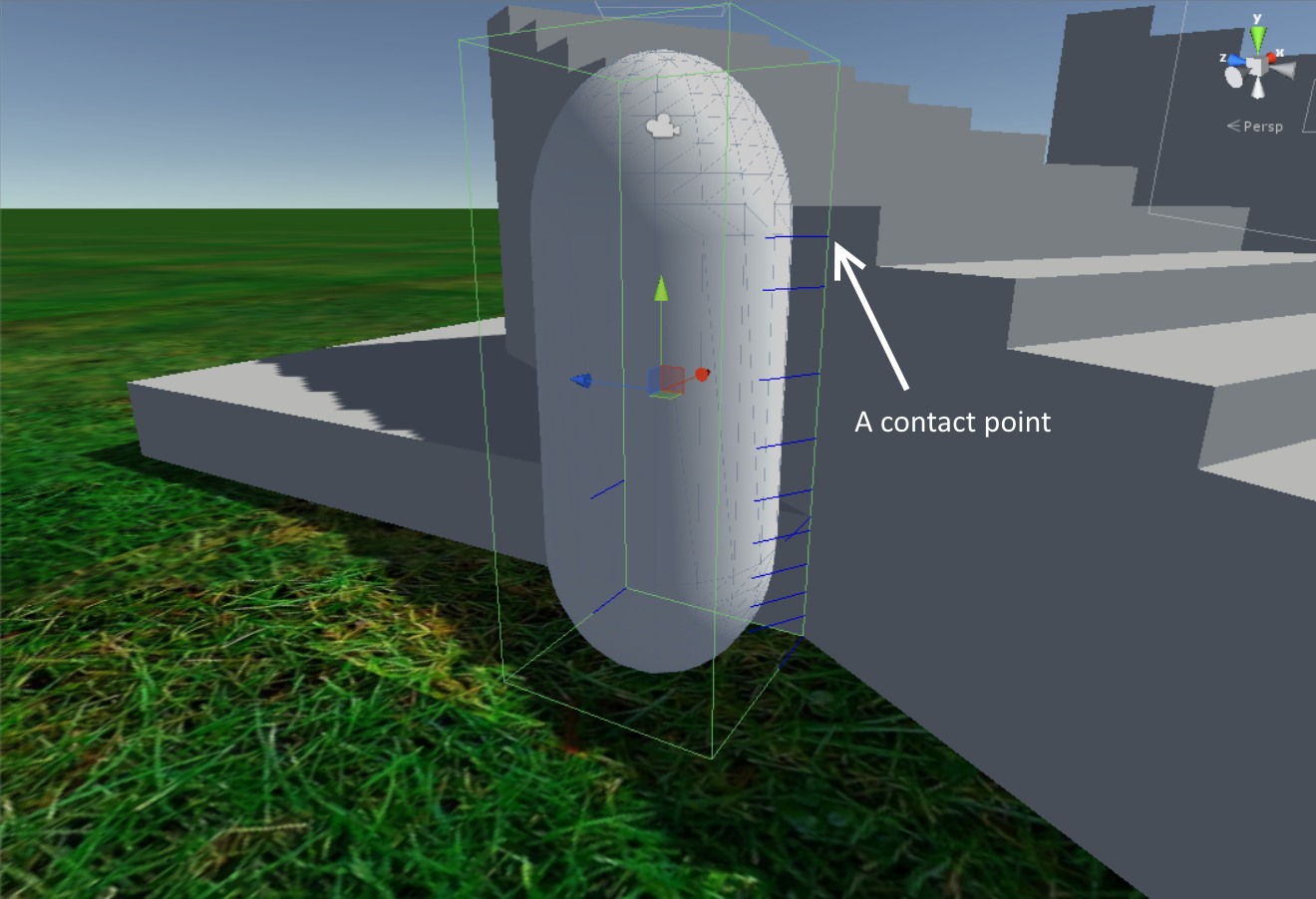 A contact point